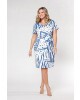 Vestido Duo Estampa Azul