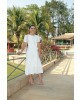 Vestido em Lasie com Renda Luciana Pais 