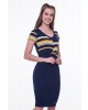 Vestido  Entrelaçado Azul Hapuk 