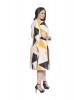 Vestido Estampado com Cordão Nítido