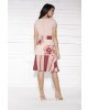 Vestido Estampado com Faixa Fasciniu's