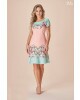 Vestido Evasê Floral D'Azul 