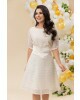 Vestido Evasê Pérola Bella Herança