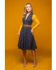 Vestido Evasê com Cinto Via Tolentino 