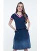 Vestido Faixa Tricolor Rosa Hapuk