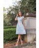 Vestido Godê Detalhe Guiper Maria Amore