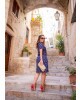 Vestido Gola Polo Azul-Marinho Boutique K