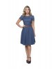 Vestido Jeans com Cinto Sol da Terra 