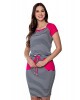Vestido Listrado Azul Hapuk 