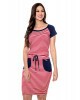 Vestido Listrado Vermelho Hapuk