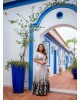 Vestido Longo Barra Floral Boutique K