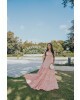 Vestido Longo Canelado Rosa Maria Amore
