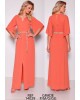 Vestido Longo com Fenda Fasciniu's 