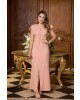Vestido Longo com Fenda Rose Bella Herança