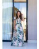 Vestido Longo com Lastex Joyaly