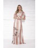 Vestido Longo Estampado Rose Fasciniu's 