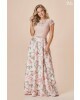 Vestido Longo Floral D'Azul 