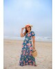 Vestido Longo Floral Raje Jeans