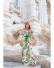 Vestido Longo Folhagem Joyaly