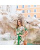Vestido Longo Folhagem Joyaly