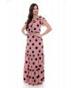 Vestido Longo Poá Roseta Hapuk 