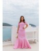 Vestido Longo Rosa Joyaly