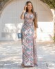 Vestido Longo Transpassado Maria Amore 