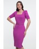 Vestido Manga Princesa Roxo Hapuk