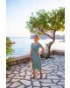 Vestido Midi Estampado Verde Boutique K 