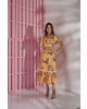 Vestido Midi Floral Laranja Tata Martello