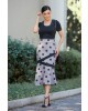 Vestido Midi Poá Maria Amore