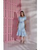 Vestido Midi Viscose Azul Tata Martello