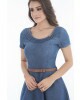 Vestido Mullet Jeans Via Tolentino 
