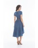 Vestido Mullet Jeans Via Tolentino 