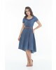 Vestido Mullet Jeans Via Tolentino 
