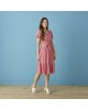 Vestido Pipoquinha com Faixa Rosa Tatá Martello