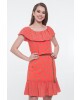 Vestido Poá Coral Hapuk