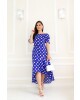 Vestido Poá Azul