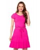 Vestido Recortes Franzidos Pink Hapuk 