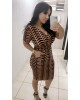 Vestido Transpassado Étnico Boutique K