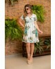 Vestido Transpassado Godê Bella Herança