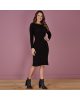 Vestido Tricot Preto Tatá Martello