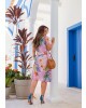 Vestido Tropical Rosa Açai Boutique k 