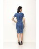 Vestido Tubinho com Zíper Laura Rosa