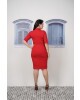 Vestido Tubinho em Malha Vermelho Boutique K 