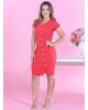 Vestido Tubinho Vermelho Joyaly 