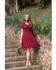 Vestido Tule e Renda Maria Amore 