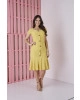 Vestido com Botões Amarelo Tatá Martello 