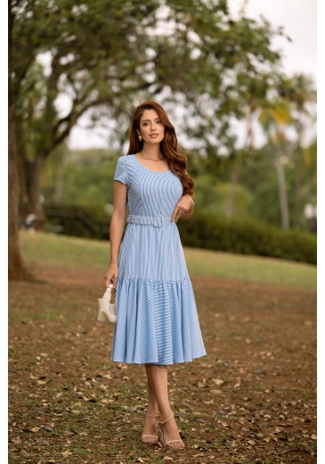 Vestido Marilia Em Toque De Seda Jany Pim Primavera/Verão 2026