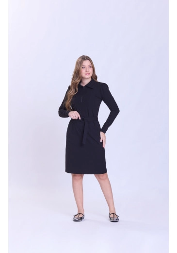 Vestido Olivia Em Malha Preto Hapuk Outono/Inverno 2026